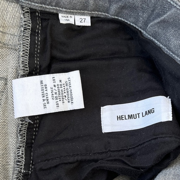 SALE: EUC Helmut Lang Grey Gray Jeans - Picture 8 of 9
